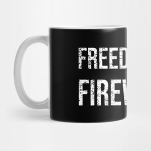 Freedom and Fireworks: 4th of july celebration gift idea Mug